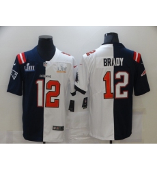 split tom brady jersey