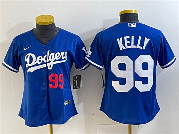 Youth Los Angeles Dodgers #99 Joe Kelly Blue With Stitched Baseball Jersey