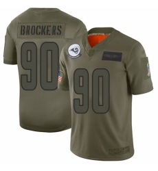Youth Los Angeles Rams #90 Michael Brockers Limited Camo 2019 Salute to Service Football Jersey