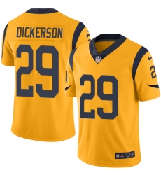 Youth Nike Los Angeles Rams #29 Eric Dickerson Limited Gold Rush Vapor Untouchable NFL Jersey
