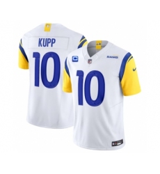 Men's Nike Los Angeles Rams #10 Cooper Kupp White 2023 F.U.S.E. 4-Star C Vapor Vapor Limited Football Stitched Jersey