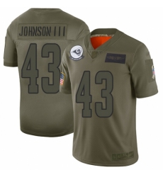 Youth Los Angeles Rams #43 John Johnson Limited Camo 2019 Salute to Service Football Jersey
