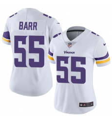 Women's Nike Minnesota Vikings #55 Anthony Barr White Vapor Untouchable Limited Player NFL Jersey