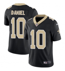 Men's Nike New Orleans Saints #10 Chase Daniel Black Team Color Vapor Untouchable Limited Player NFL Jersey