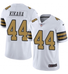 Youth Nike New Orleans Saints #44 Hau'oli Kikaha Limited White Rush Vapor Untouchable NFL Jersey