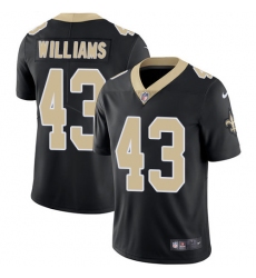 Men's Nike New Orleans Saints #43 Marcus Williams Black Team Color Vapor Untouchable Limited Player NFL Jersey