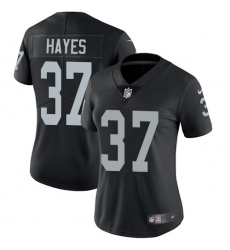 Women's Nike Oakland Raiders #37 Lester Hayes Black Team Color Vapor Untouchable Limited Player NFL Jersey
