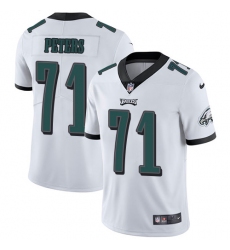 Men's Nike Philadelphia Eagles #71 Jason Peters White Vapor Untouchable Limited Player NFL Jersey