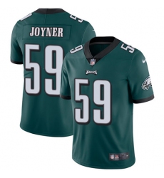 Men's Nike Philadelphia Eagles #59 Seth Joyner Midnight Green Team Color Vapor Untouchable Limited Player NFL Jersey
