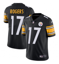 Youth Nike Pittsburgh Steelers #17 Eli Rogers Black Team Color Vapor Untouchable Limited Player NFL Jersey