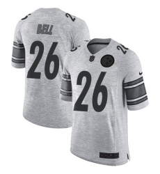 Men's Nike Pittsburgh Steelers #26 Le'Veon Bell Limited Gray Gridiron II NFL Jersey