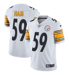 Youth Nike Pittsburgh Steelers #59 Jack Ham White Vapor Untouchable Limited Player NFL Jersey