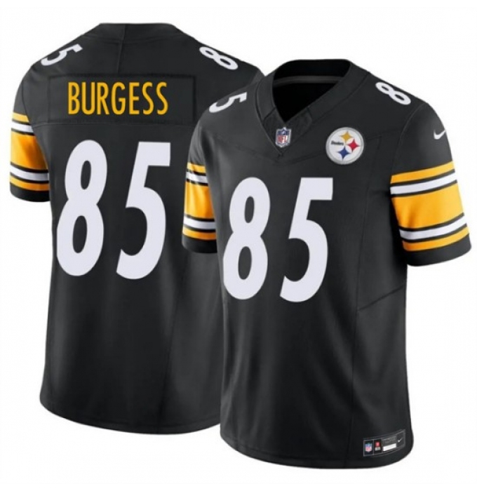 Men's Pittsburgh Steelers #85 Cole Burgess Black 2026 F.U.S.E. Vapor Limited Football Stitched Jersey