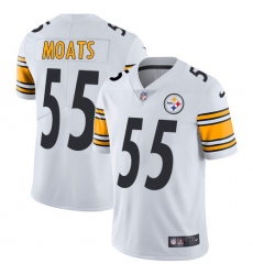 Men's Nike Pittsburgh Steelers #55 Arthur Moats White Vapor Untouchable Limited Player NFL Jersey