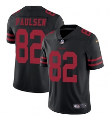 Youth Nike San Francisco 49ers #82 Logan Paulsen Black Vapor Untouchable Limited Player NFL Jersey