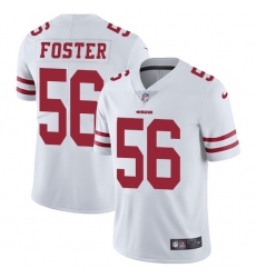 Men's Nike San Francisco 49ers #56 Reuben Foster White Vapor Untouchable Limited Player NFL Jersey