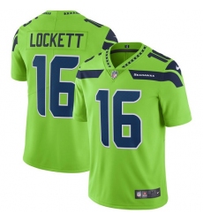 Youth Nike Seattle Seahawks #16 Tyler Lockett Limited Green Rush Vapor Untouchable NFL Jersey