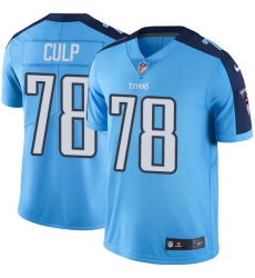 Youth Nike Tennessee Titans #78 Curley Culp Light Blue Team Color Vapor Untouchable Limited Player NFL Jersey