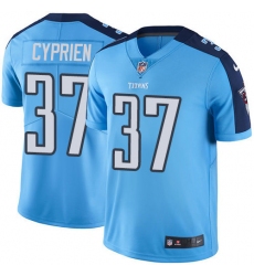 Youth Nike Tennessee Titans #37 Johnathan Cyprien Limited Light Blue Rush Vapor Untouchable NFL Jersey