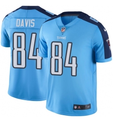Youth Nike Tennessee Titans #84 Corey Davis Limited Light Blue Rush Vapor Untouchable NFL Jersey