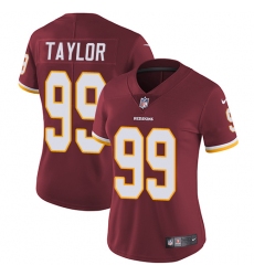 Women's Nike Washington Redskins #99 Phil Taylor Burgundy Red Team Color Vapor Untouchable Limited Player NFL Jersey