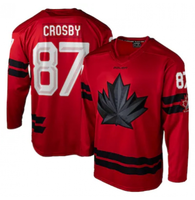 Men's Sidney Crosby #87 Red Hockey Canada 2026 Replica Jersey
