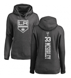 NHL Women's Adidas Los Angeles Kings #33 Marty Mcsorley Charcoal One Color Backer Pullover Hoodie