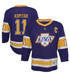 Youth Los Angeles Kings #11 Anze Kopitar Purple 2020-21 Special Edition Replica Player Jersey
