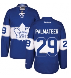 Men's Reebok Toronto Maple Leafs #29 Mike Palmateer Authentic Royal Blue 2017 Centennial Classic NHL Jersey