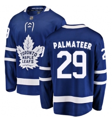 Men's Toronto Maple Leafs #29 Mike Palmateer Fanatics Branded Royal Blue Home Breakaway NHL Jersey