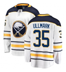 Men's Buffalo Sabres #35 Linus Ullmark Fanatics Branded White Away Breakaway NHL Jersey
