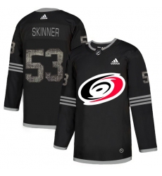 Men's Adidas Carolina Hurricanes #53 Jeff Skinner Black Authentic Classic Stitched NHL Jersey