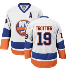 Men's CCM New York Islanders #19 Bryan Trottier Premier White Throwback NHL Jersey