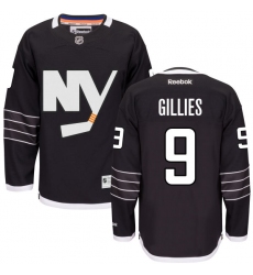 Youth Reebok New York Islanders #9 Clark Gillies Premier Black Third NHL Jersey