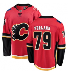 Men's Calgary Flames #79 Michael Ferland Fanatics Branded Red Home Breakaway NHL Jersey