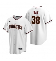 Men's Nike Arizona Diamondbacks #38 Robbie Ray White Home Stitched Baseball Jersey