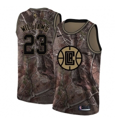 Men's Nike Los Angeles Clippers #23 Louis Williams Swingman Camo Realtree Collection NBA Jersey