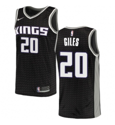 Men's Nike Sacramento Kings #20 Harry Giles Authentic Black NBA Jersey Statement Edition