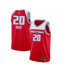 Men's Sacramento Kings #20 Harry Giles Swingman Red Basketball Jersey - 2019 20 City Edition