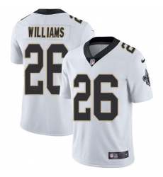 Men's Nike New Orleans Saints #26 P. J. Williams White Vapor Untouchable Limited Player NFL Jersey