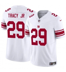 Men's New York Giants #29 Tyrone Tracy Jr White 2023 F.U.S.E. Vapor Untouchable Limited Stitched Jersey