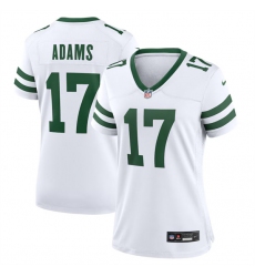 Women's New York Jets #17 Davante Adams White Stitched Jersey(Run Small)