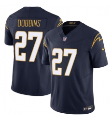 Men's Los Angeles Chargers #27 J.K. Dobbins Navy 2024 F.U.S.E Vapor Limited Stitched Football Jersey