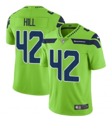 Youth Nike Seattle Seahawks #44 Delano Hill Limited Green Rush Vapor Untouchable NFL Jersey