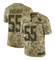 Men's Nike Tennessee Titans #55 Jayon Brown Limited Camo 2018 Salute to Service NFL Jersey