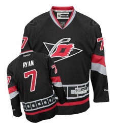 Youth Reebok Carolina Hurricanes #7 Derek Ryan Authentic Black Third NHL Jersey