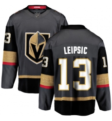 Youth Vegas Golden Knights #13 Brendan Leipsic Authentic Black Home Fanatics Branded Breakaway NHL Jersey