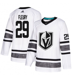 Men's Adidas Vegas Golden Knights #29 Marc-Andre Fleury White 2019 All-Star Game Parley Authentic Stitched NHL Jersey
