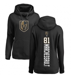 NHL Women's Adidas Vegas Golden Knights #81 Jonathan Marchessault Black Backer Pullover Hoodie