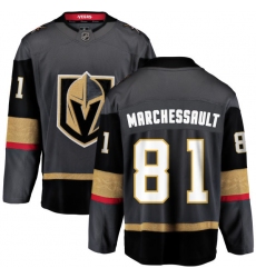 Youth Vegas Golden Knights #81 Jonathan Marchessault Authentic Black Home Fanatics Branded Breakaway NHL Jersey